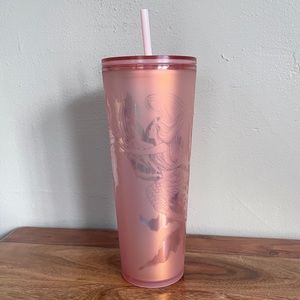 💖 LAST ONE 💖 Starbucks Rose Gold Siren Iridescent Soft Touch Tumbler